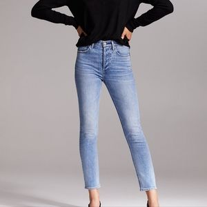 The Yoko High Rise Slim 28L Denim Forum